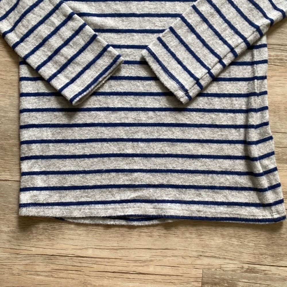 Hey Park and Lune Brooklyn Striped Long Sleeve Cozy Turtleneck Sweater Pullover - Picture 8 of 12